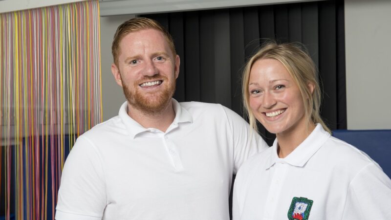 Occupational Therapists in Sensory Room