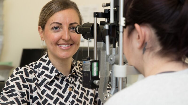 Photo of Optometrist in clinic
