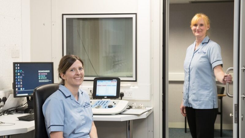 Audiologists at Newcastle's Freeman Hospital